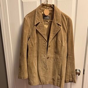 Tan Vintage Suede Jacket